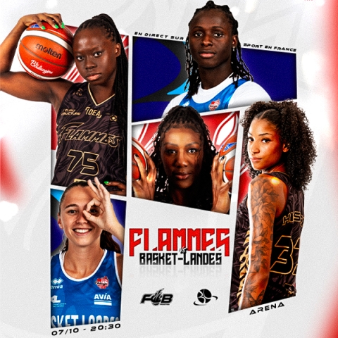 Flammes vs Basket Landes